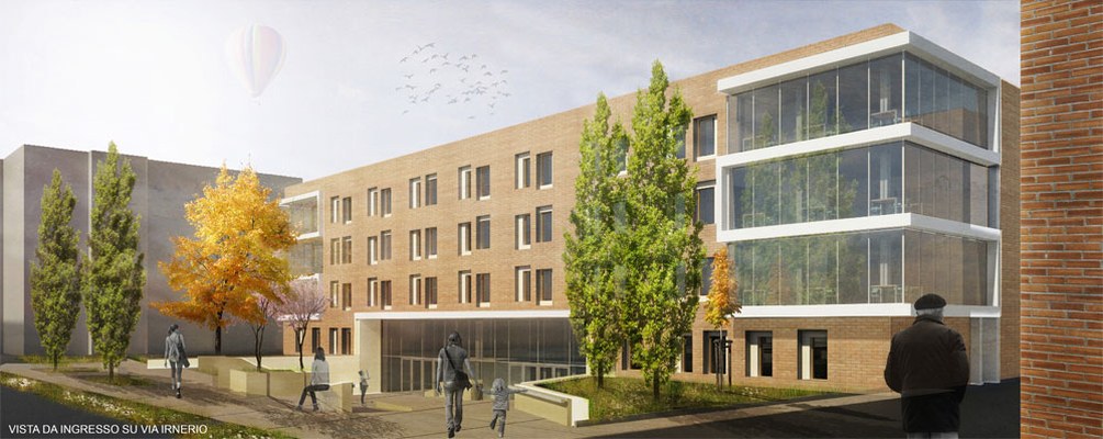 VIEW OF THE FUTURE HALL OF RESIDENCE