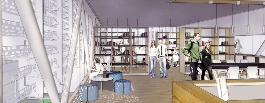 NEW LABORATORIES AND LIBRARY