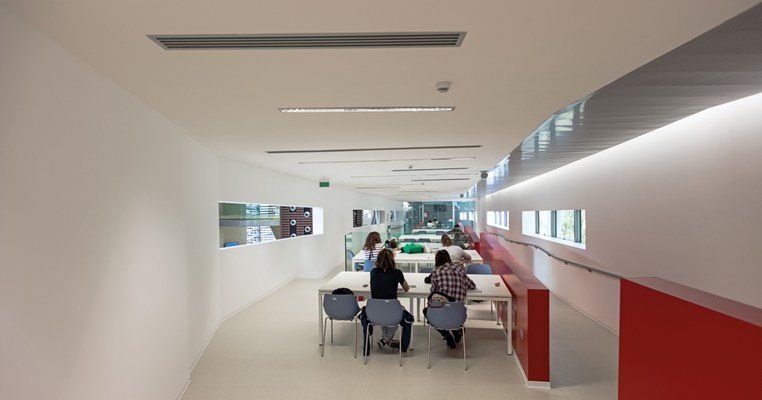 Sala Studio nel Teaching Hub, Campus di Forlì